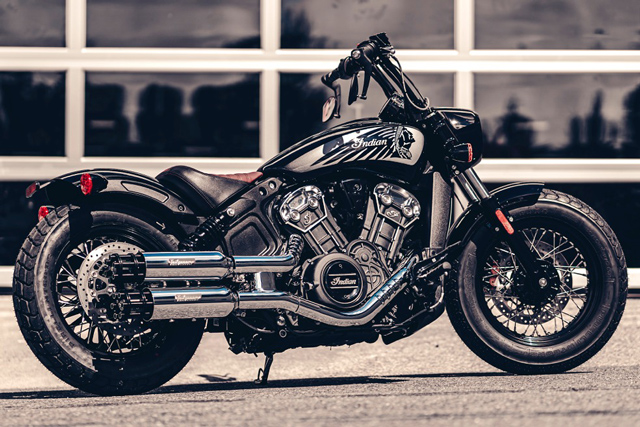 Best exhaust for hot sale indian scout bobber