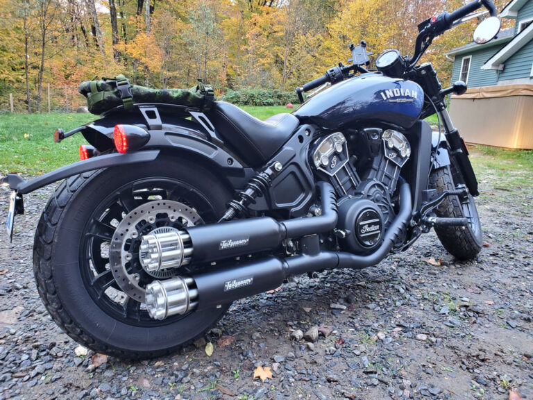 Indian scout bobber clearance exhaust