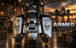 Gunships For Harley Baggers (Black or Chrome)